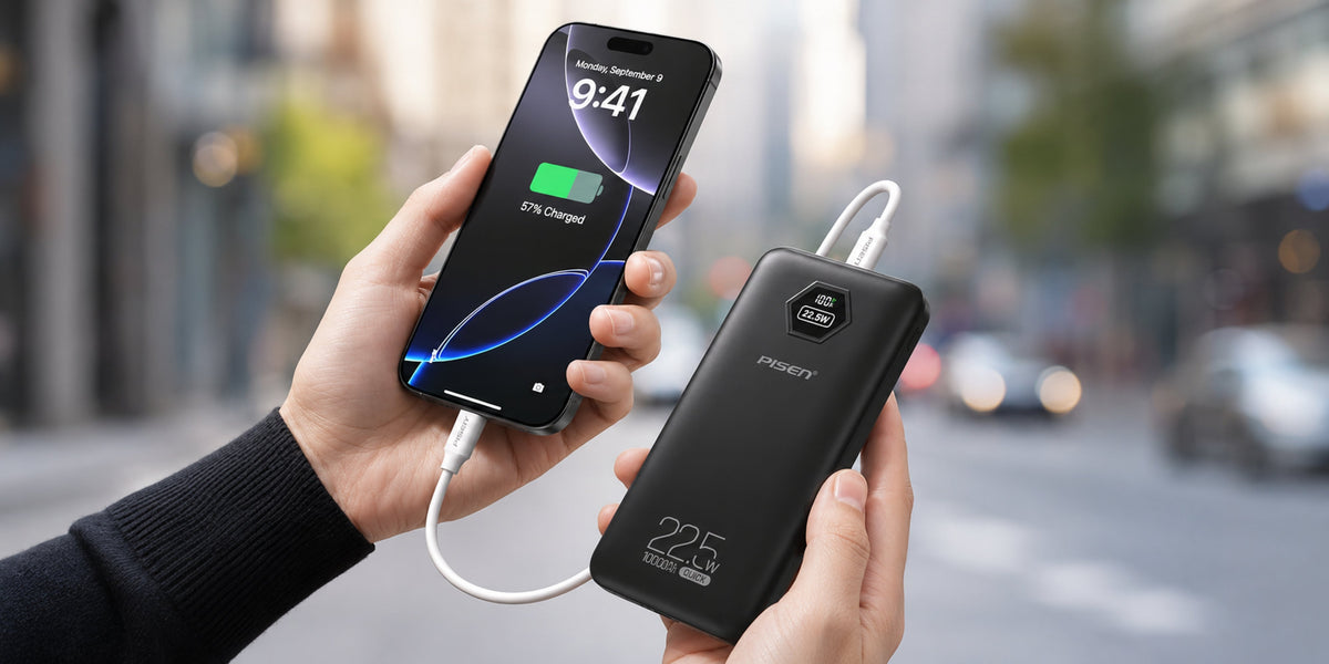 Pisen 10,000mAh モバイルバッテリー