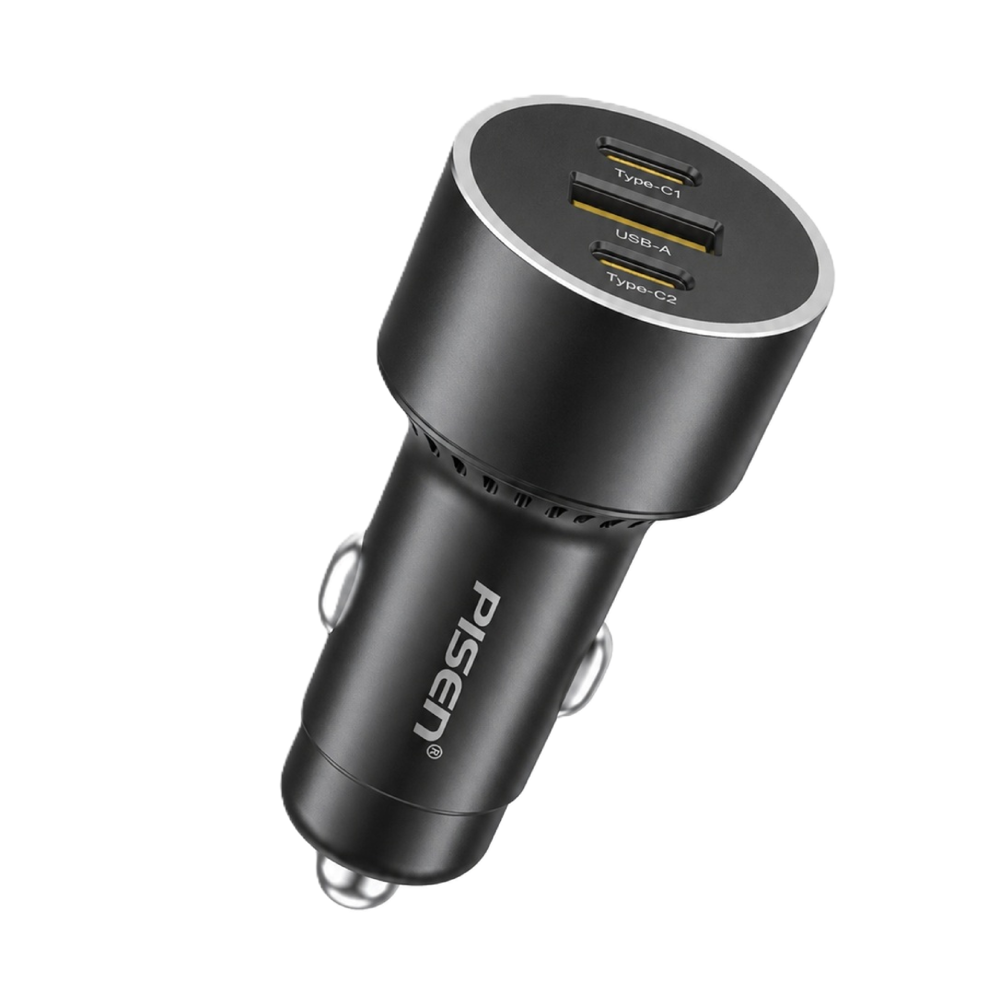 PISEN 60W マルチポート急速充電カーチャージャー 2C1A TP-C79