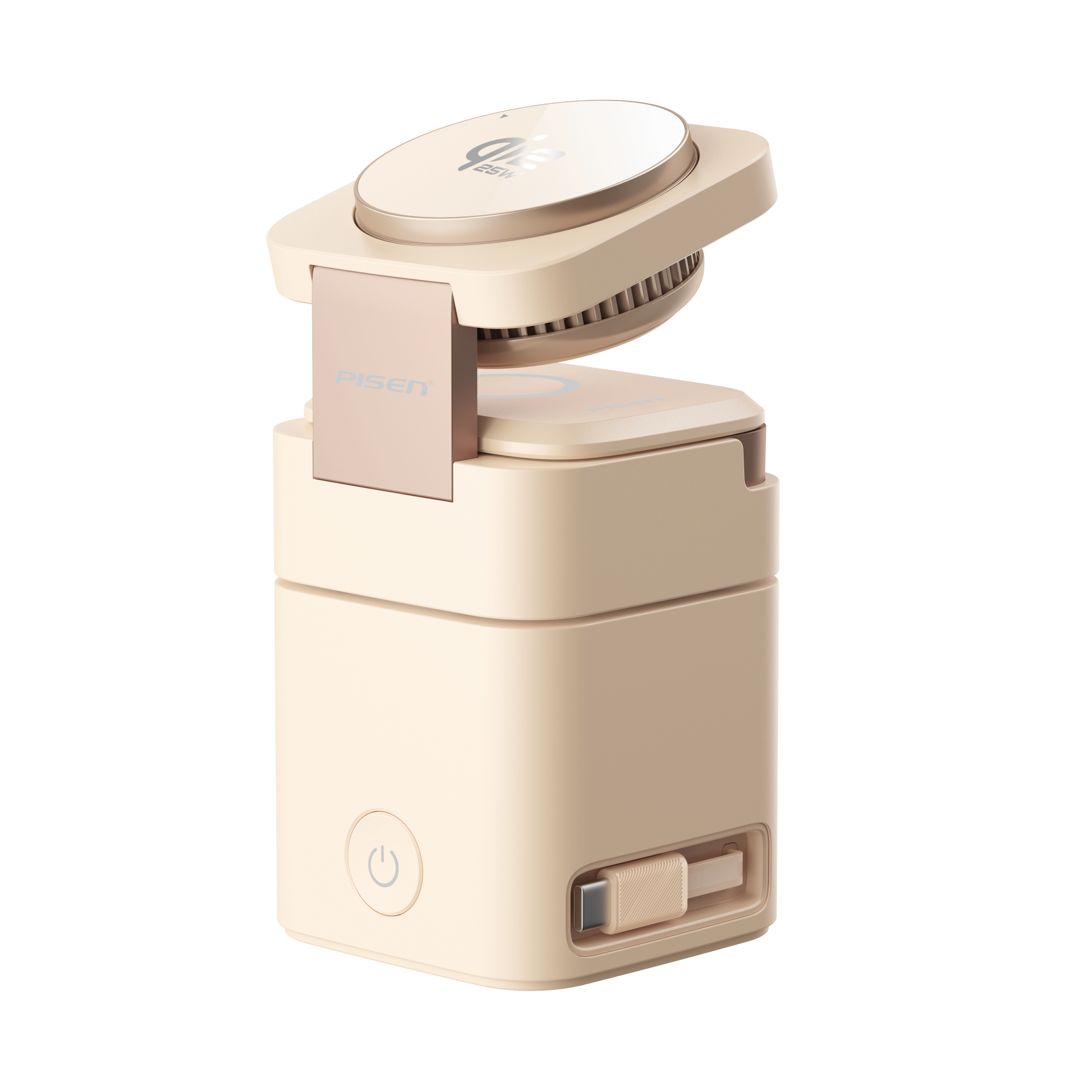 PISEN ウルトラ デスクトップ MagStation 充電器 ライトピンク TS-C176